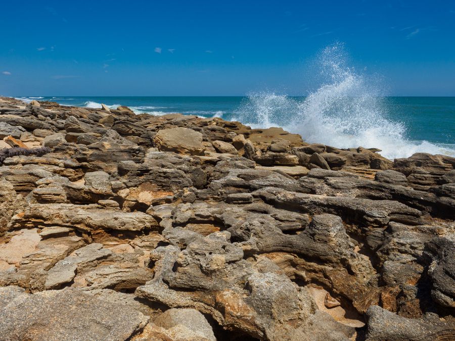 The ocean side